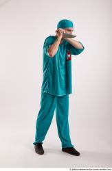 FALCO DOCTOR STANDING POSE WITH KNIFE